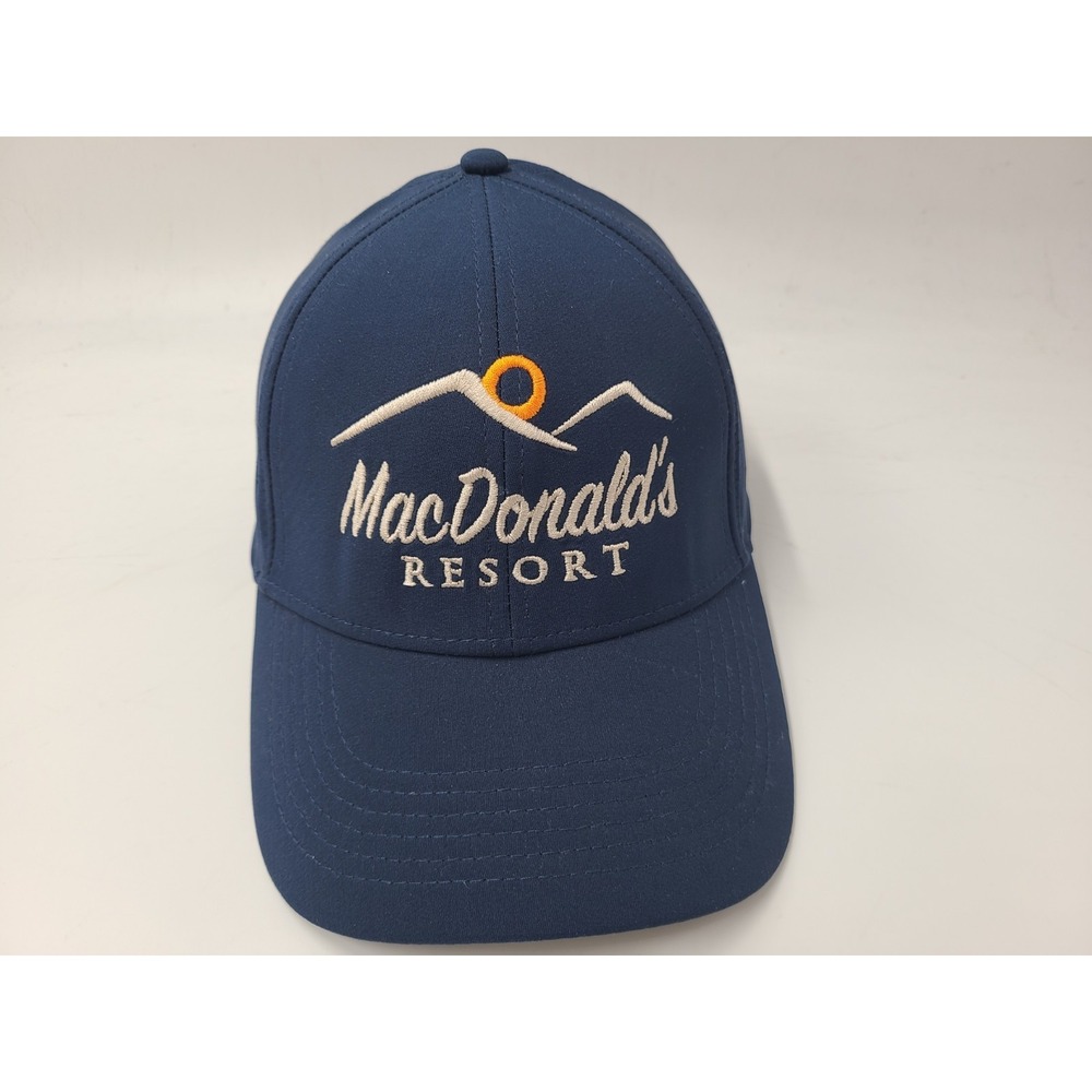 MacDonalds Resort Bayview Idaho Adams Adjustable Golf Hat Cap Dad Men Women Blue